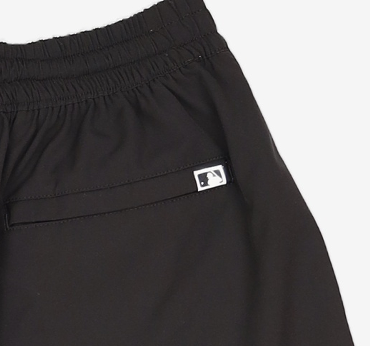 엠엘비(MLB) 베이직 스몰로고 5부 우븐 반바지 NY (Black) M