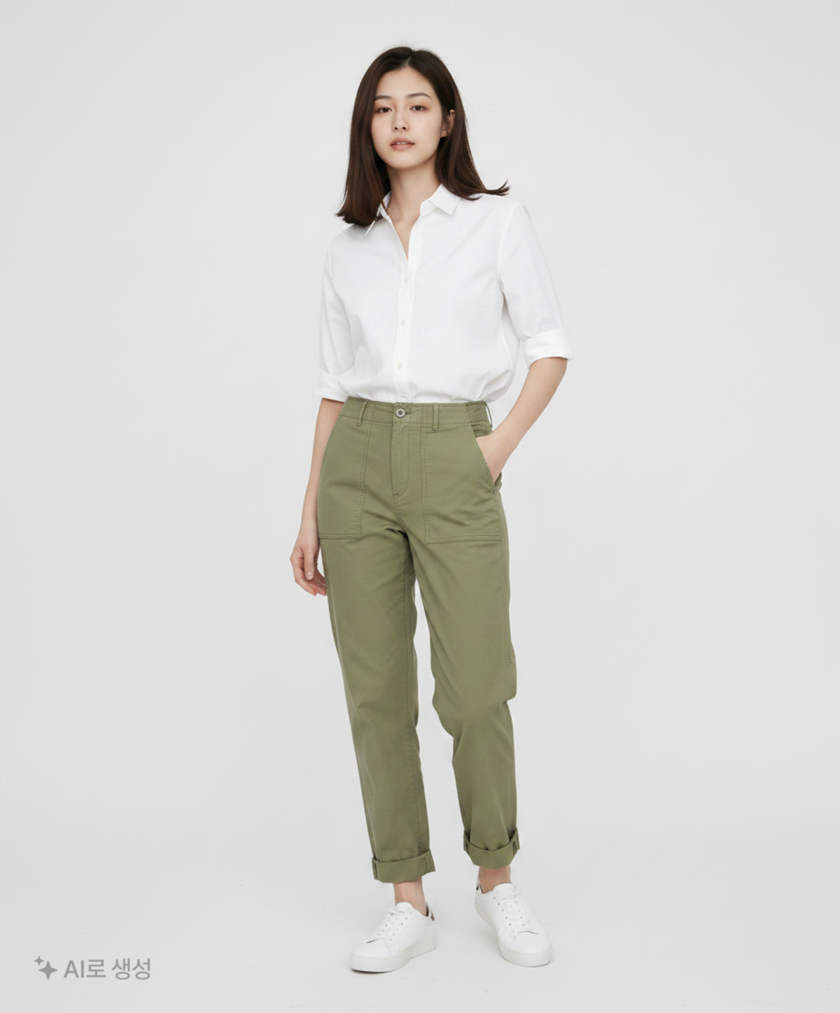 유니클로(UNIQLO) 코튼 팬츠 58