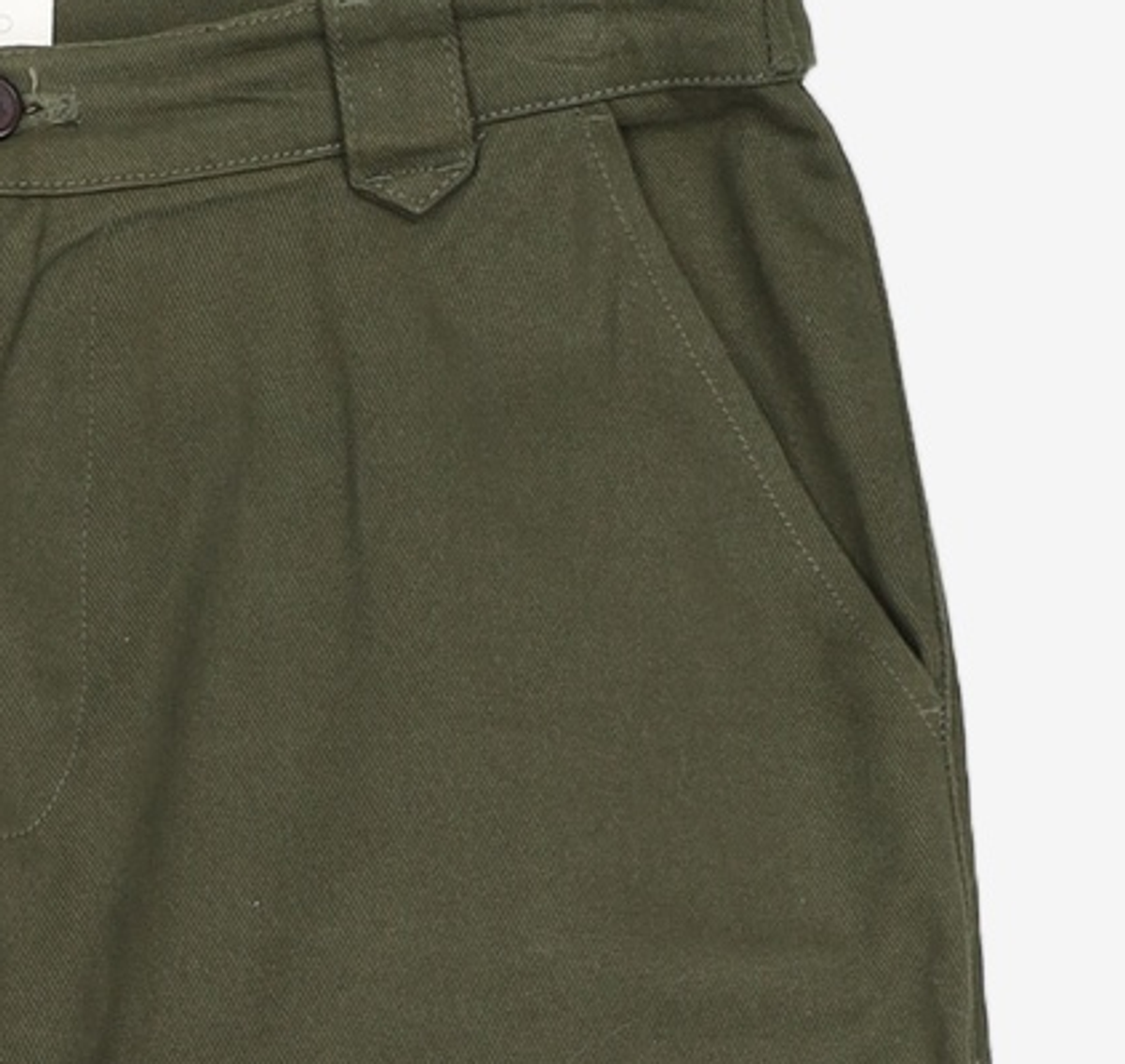 세컨모놀로그(SECONDMONO) Semi Wide Twill Cotton Chino Pants [KHAKI]_SEPT051KHAKI 32