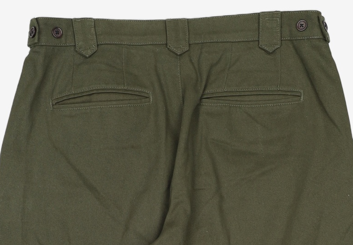 세컨모놀로그(SECONDMONO) Semi Wide Twill Cotton Chino Pants [KHAKI]_SEPT051KHAKI 32