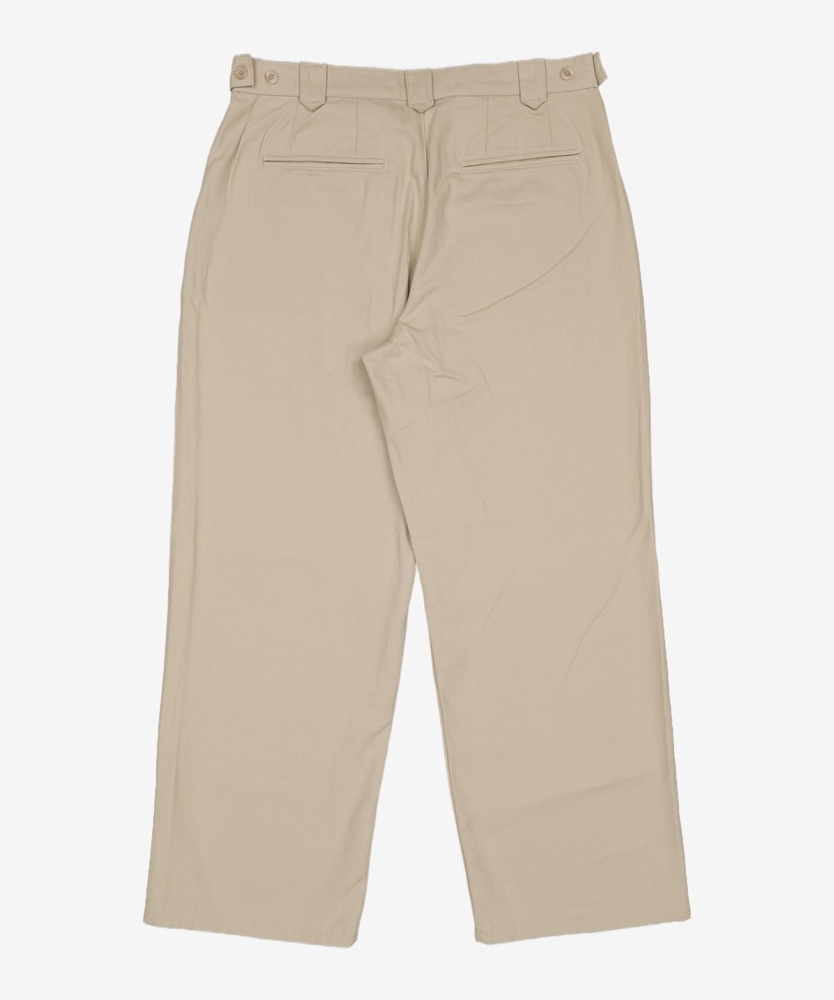 세컨모놀로그(SECONDMONO) Semi Wide Twill Cotton Chino Pants [BEIGE]_SEPT051BEIGE 32