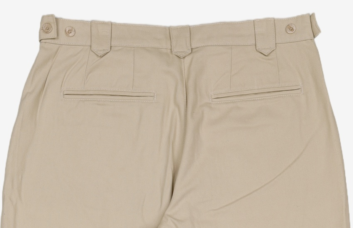 세컨모놀로그(SECONDMONO) Semi Wide Twill Cotton Chino Pants [BEIGE]_SEPT051BEIGE 32