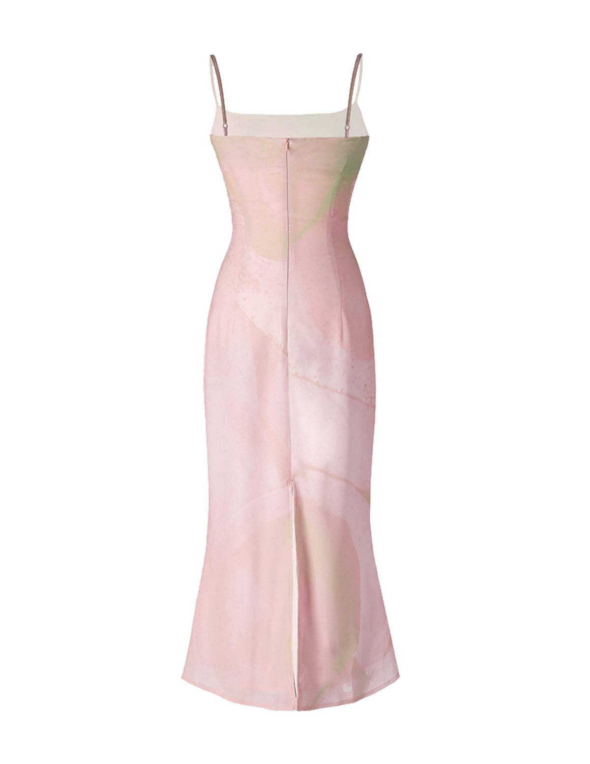 신스레터스(SHINS LETTERS) Peach Veil Dress