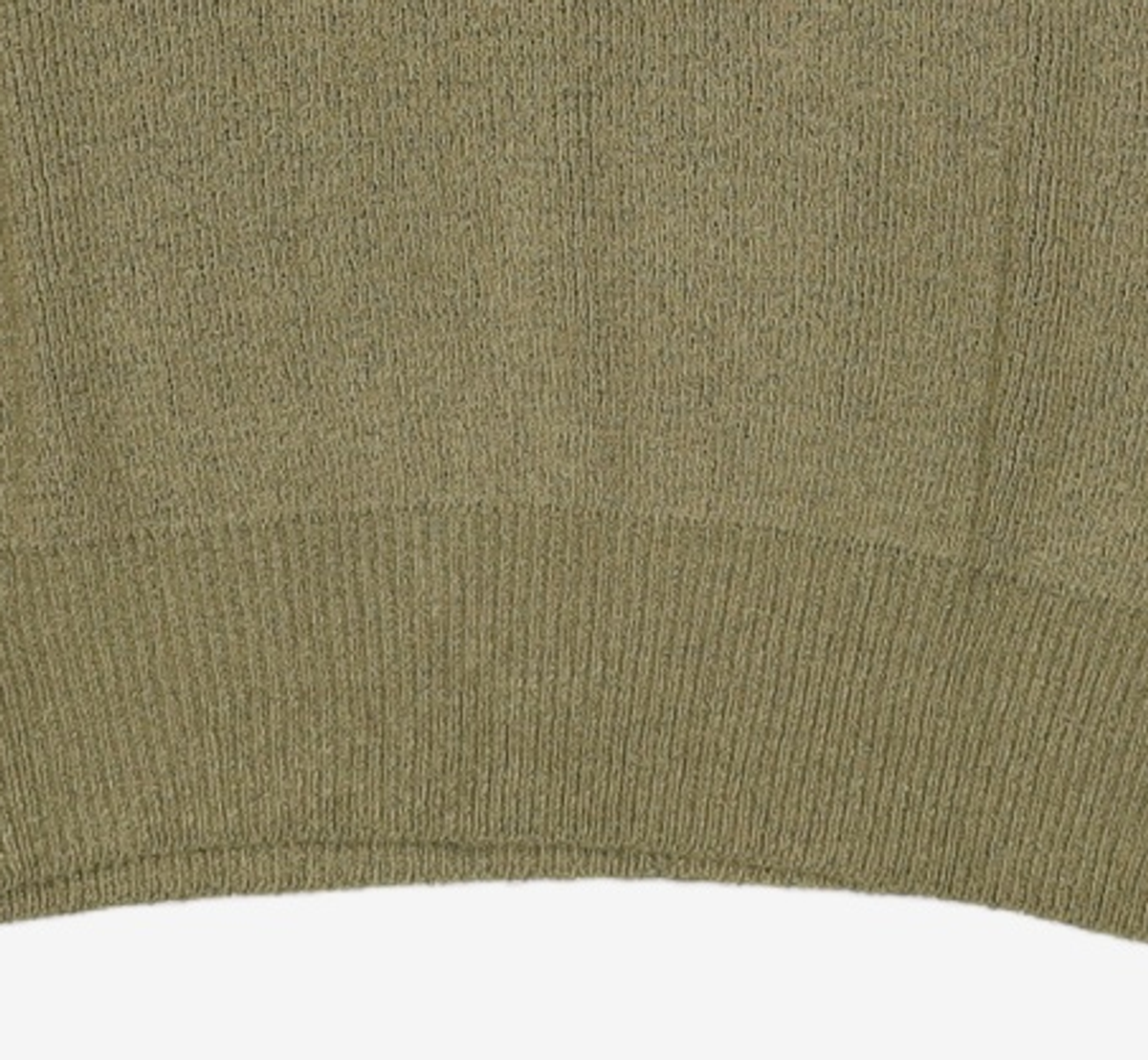 넌블랭크(NONBLANK) 래글런 하프 슬리브 칼라 니트_DEEP GREEN L