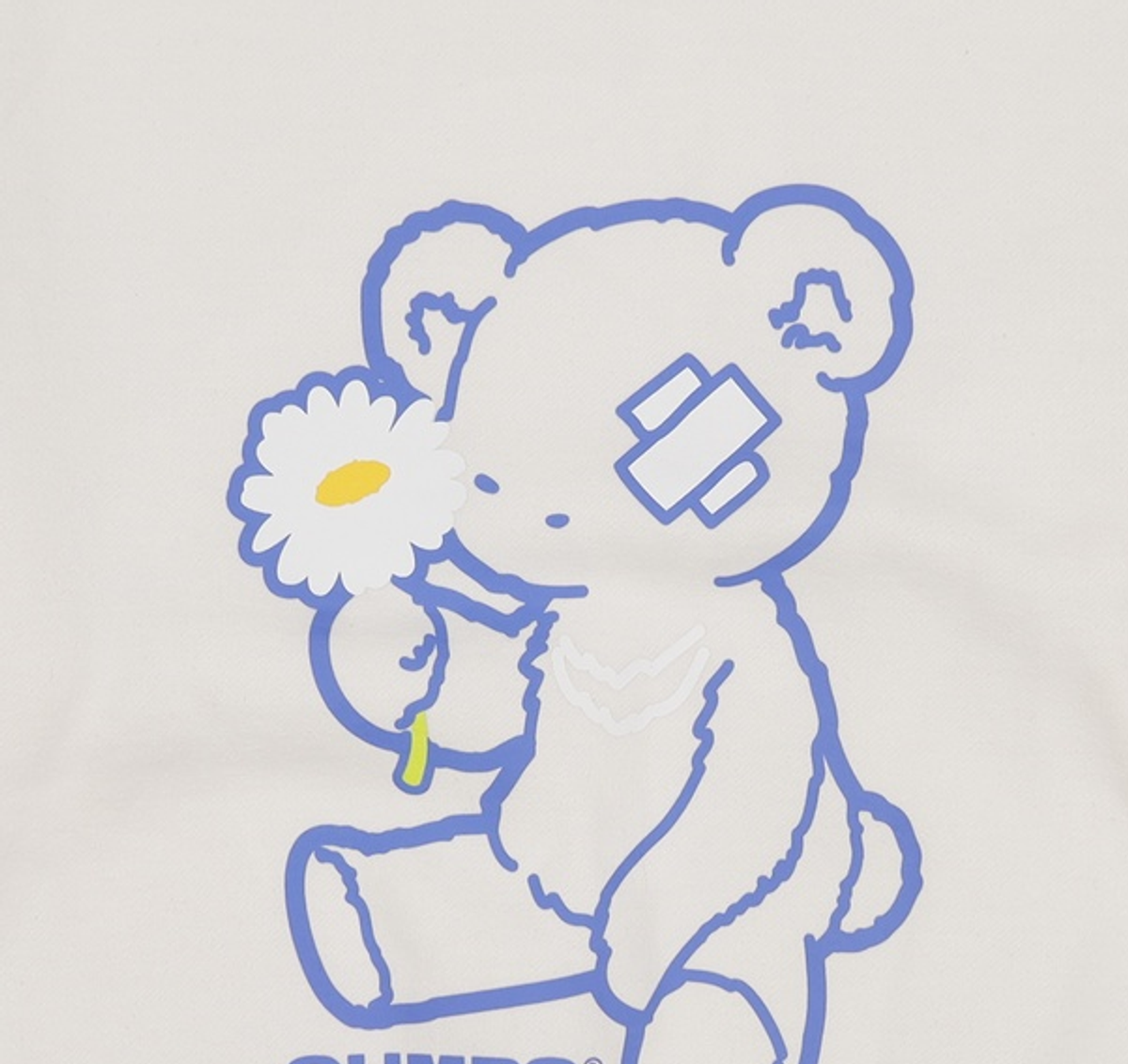 본챔스(BORN CHAMPS) 블루 베어 스웨트셔츠  B21FT19BK L