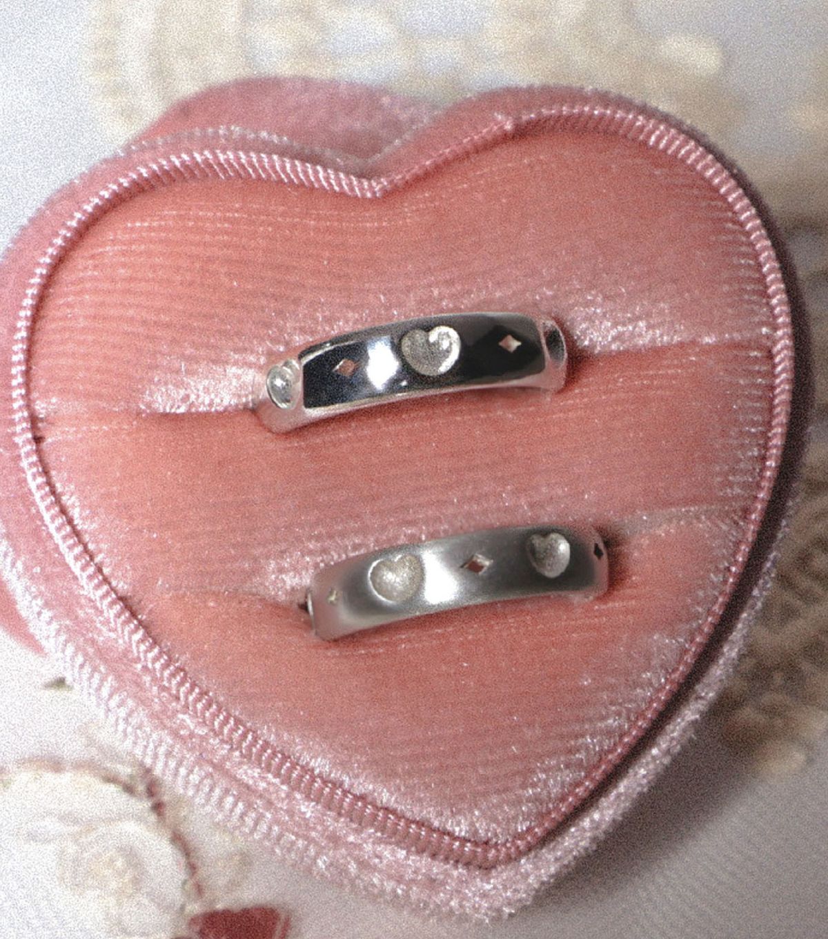 로아시(LOASI) heart dia ring