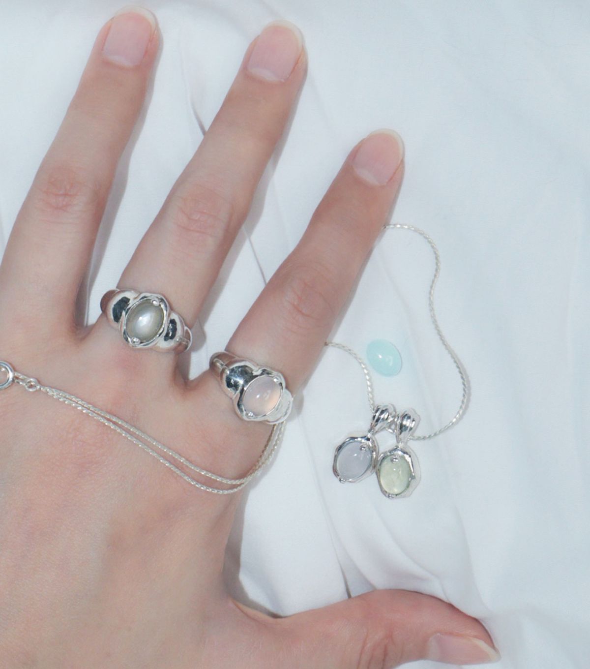 로아시(LOASI) water drop ring