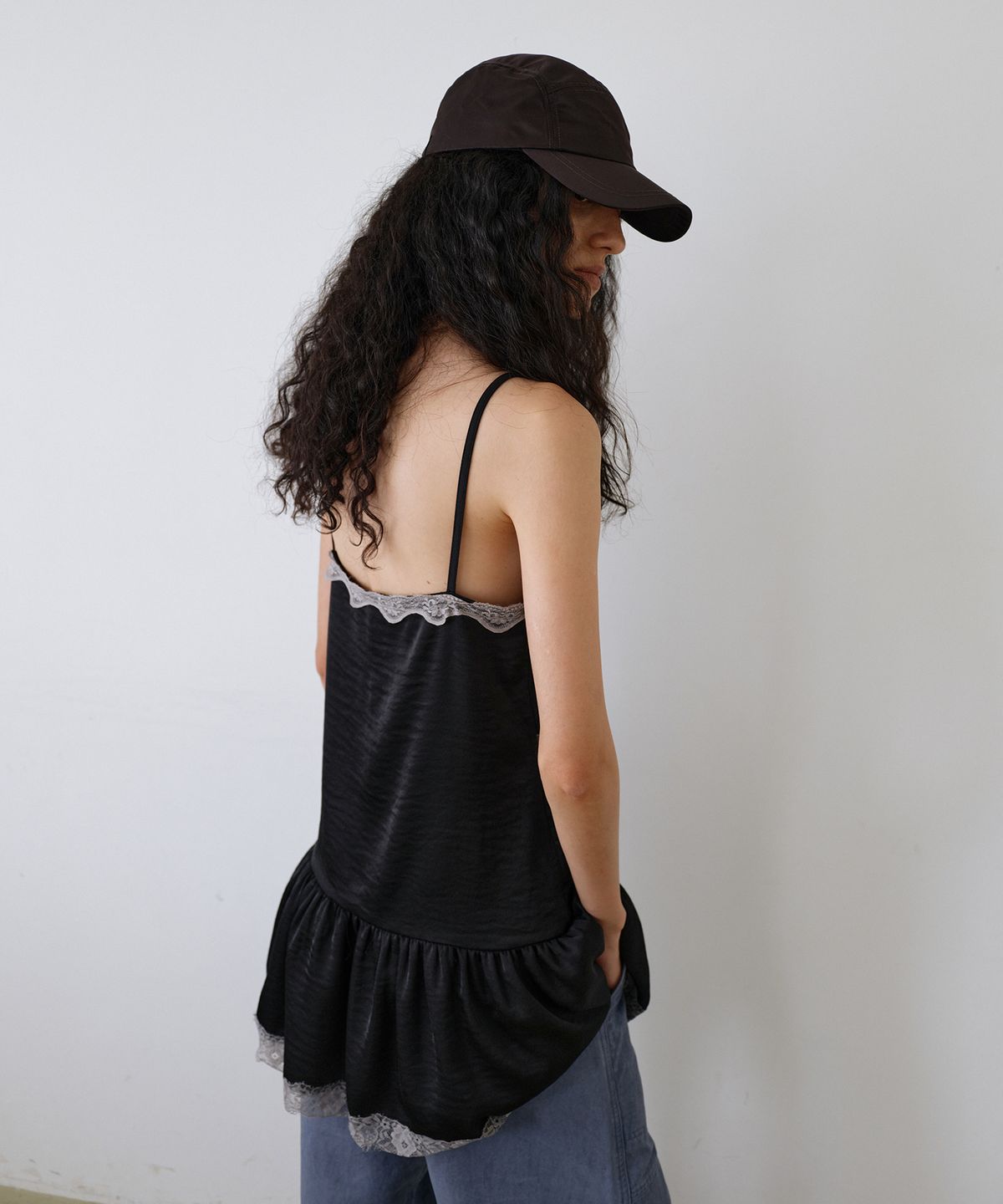 우네씬(UUNE SCENE) Unisex Nylon String Cap_Burgundy