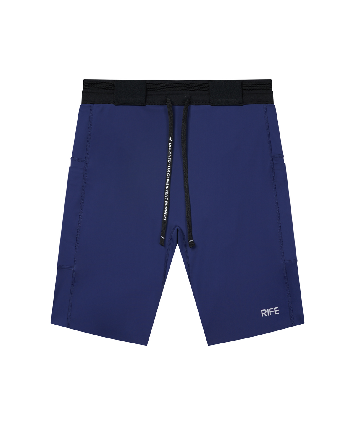 러닝라이프(RIFE) 카고쉘 컴프레션 러닝 하프 타이즈 (코발트 블루)