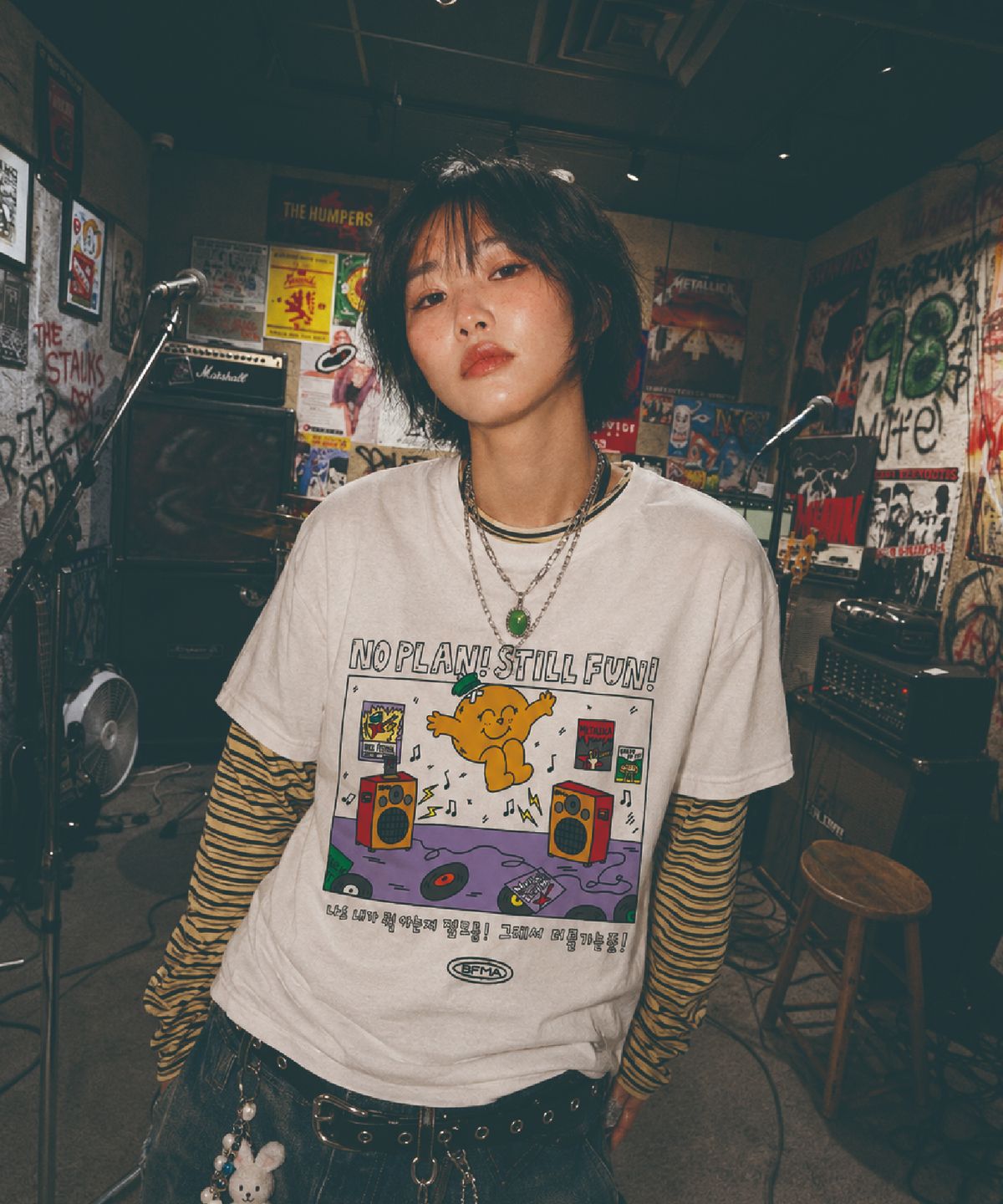 벌룬프렌즈(BALLOON FRIENDS) 그냥 즐기는 중 필로소피 티셔츠