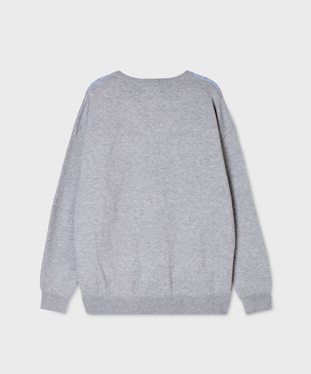 후아유(WHO.A.U) V-neck Argyle Pullover / WHKAG4823F