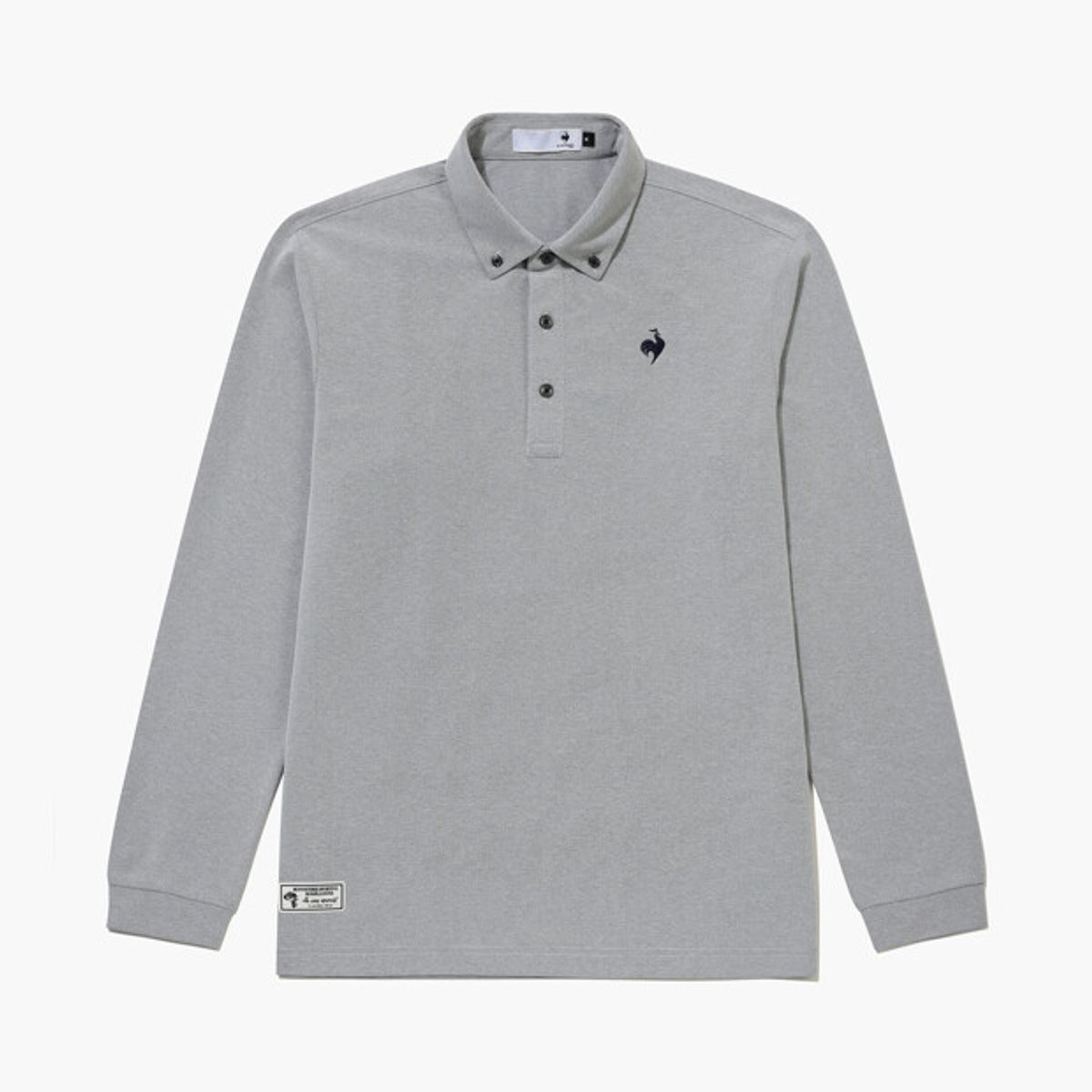 르꼬끄 골프(LECOQ GOLF) 남성 베이직 카라 티셔츠 _GREY GR311MTL89