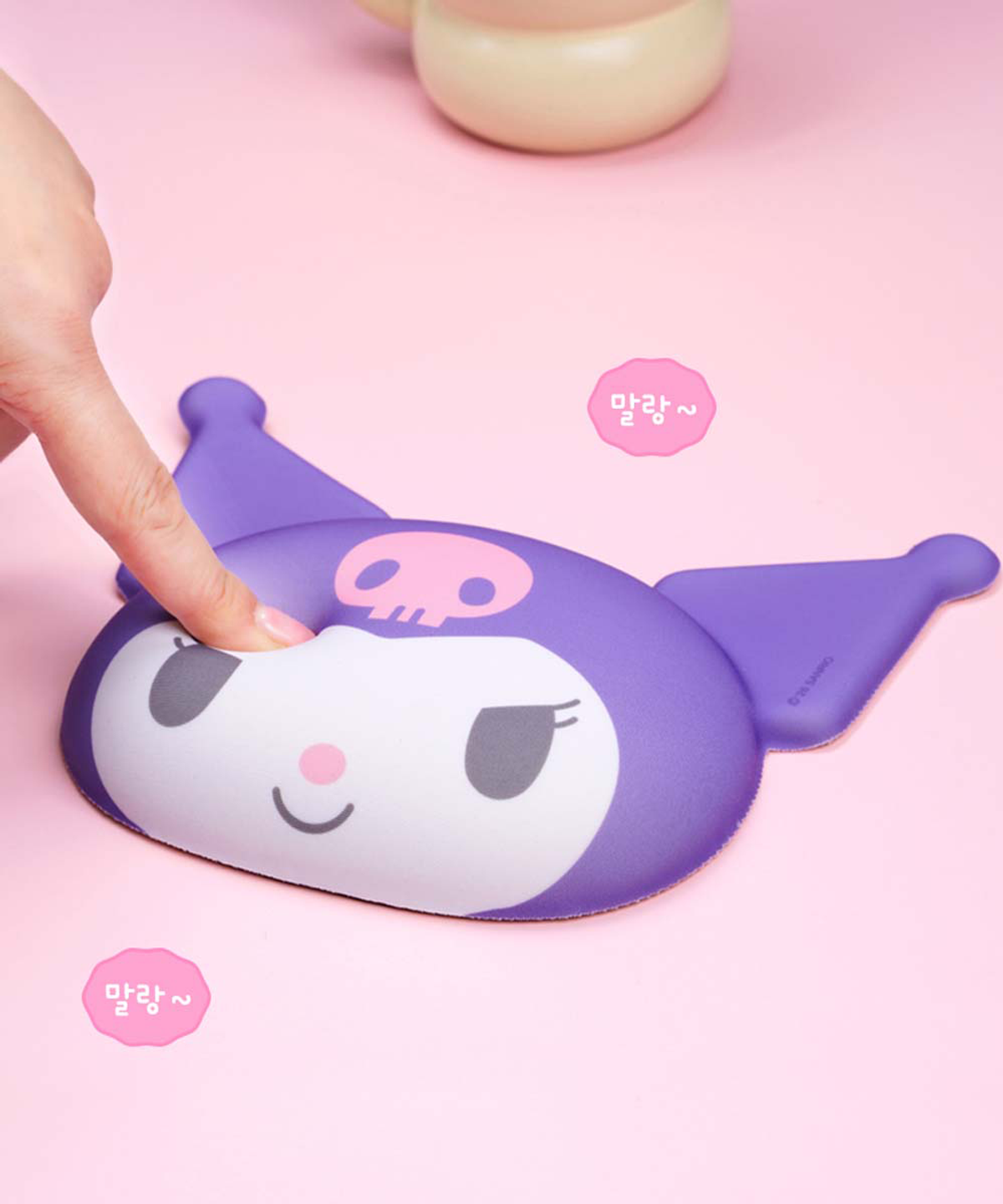팬지(PANSY) 산리오캐릭터즈 메모리폼 마우스 손목패드 귀여운 손목받침대