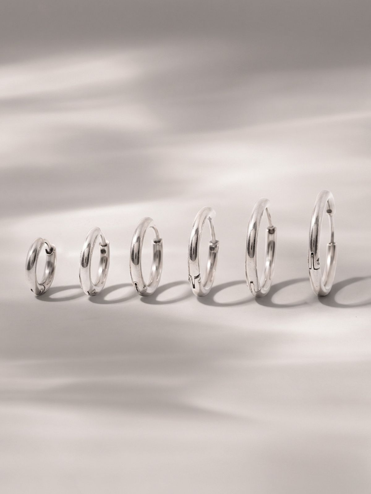 미니멀피어싱(MINIMALPIERCING) 베이직 원터치 링 써지컬 귀걸이