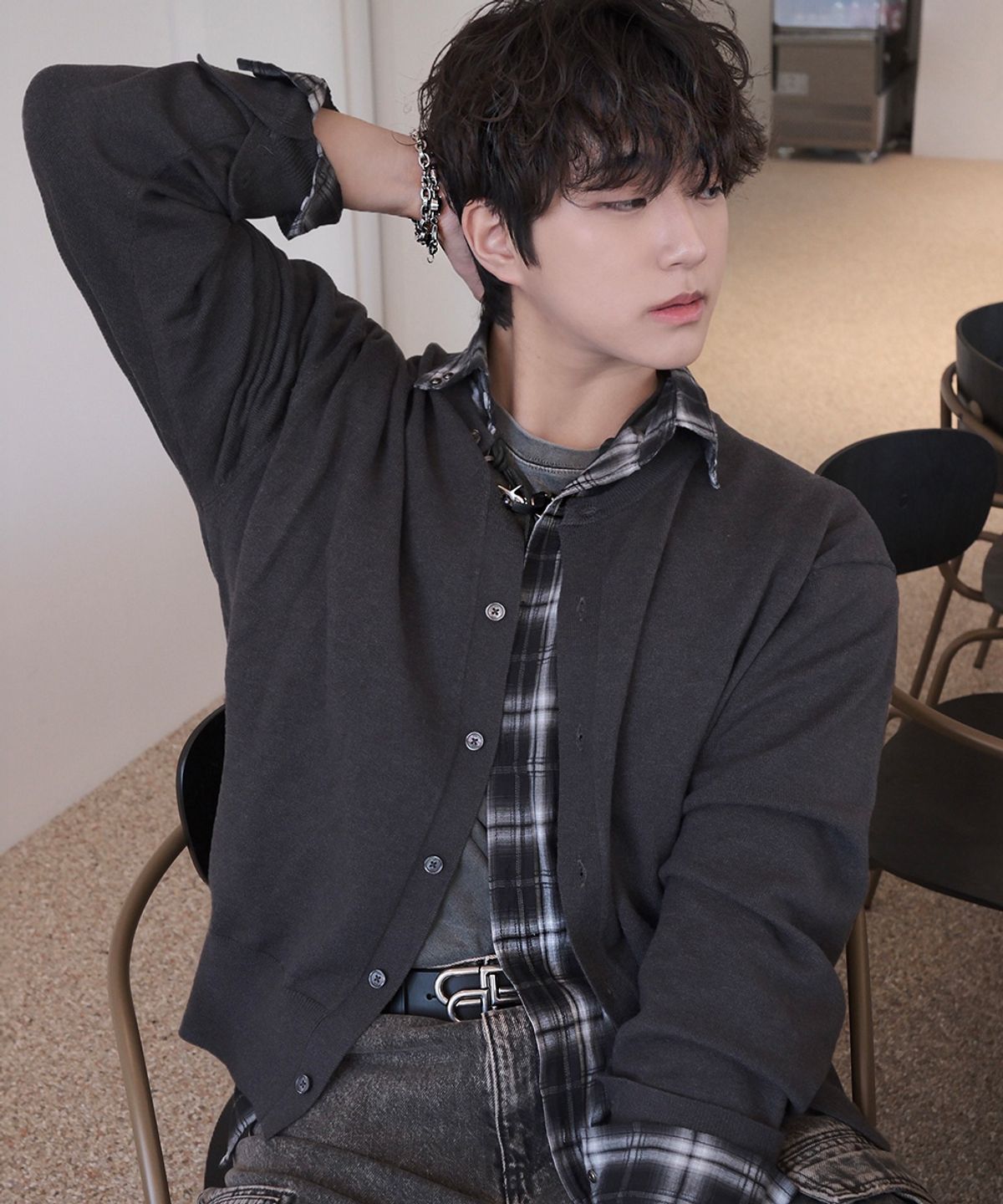 엑스오엑스(XOX) 에센셜 라운드 크롭 니트 가디건(6color)