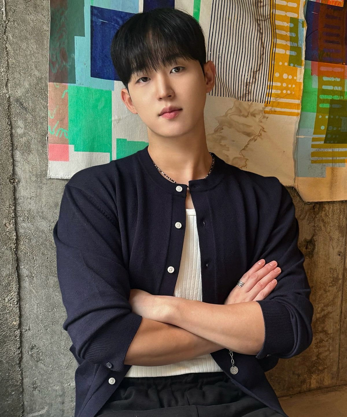 엑스오엑스(XOX) 에센셜 라운드 크롭 니트 가디건(6color)