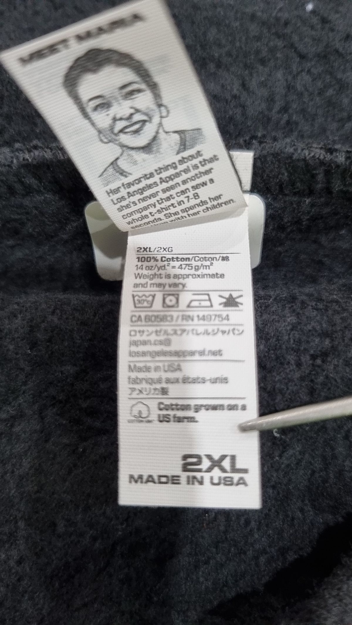 로스앤젤레스 어패럴(LOS ANGELES APPAREL) 숏팬츠 XXL