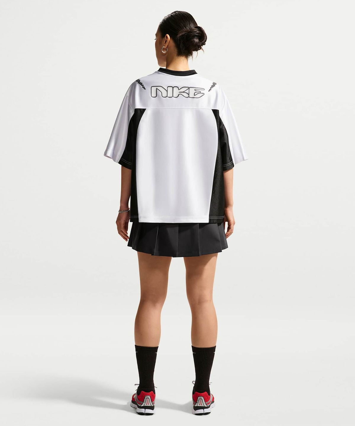 나이키(NIKE) 스포츠웨어 플리츠 미니스커트 W - 블랙:리저록 / IO9612-010
