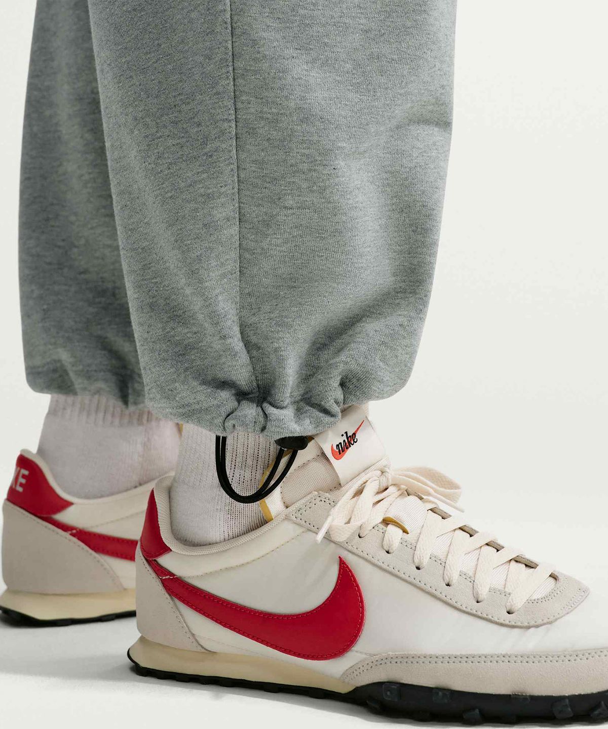 나이키(NIKE) 스포츠웨어 클럽 오버사이즈 프렌치 테리 팬츠 M - 다크 그레이 헤더:라이트 스모크 그레이:유니버시티 레드 / IF0722-064