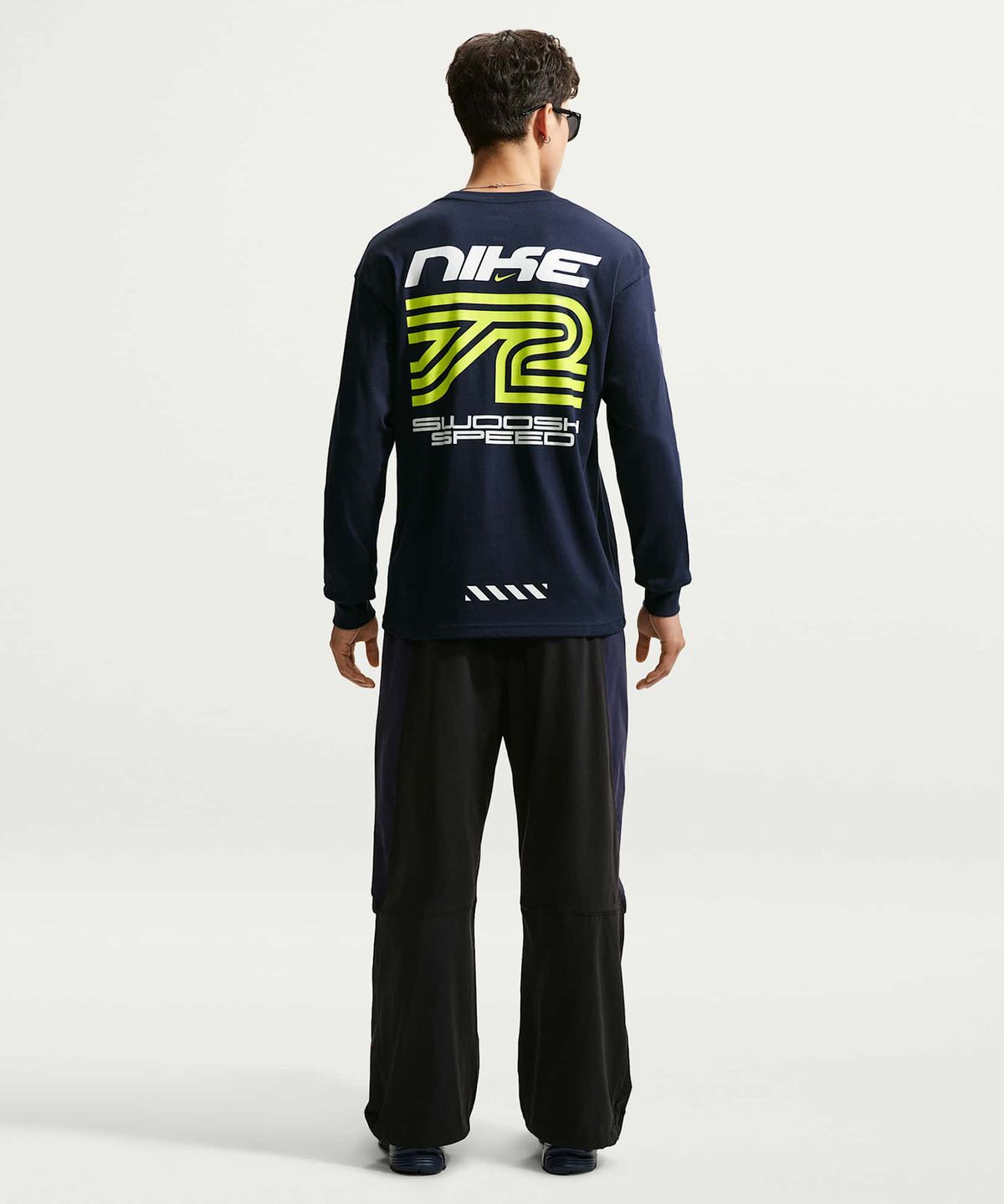 나이키(NIKE) 스포츠웨어 긴팔 티셔츠 M - 옵시디언 / IM3782-451