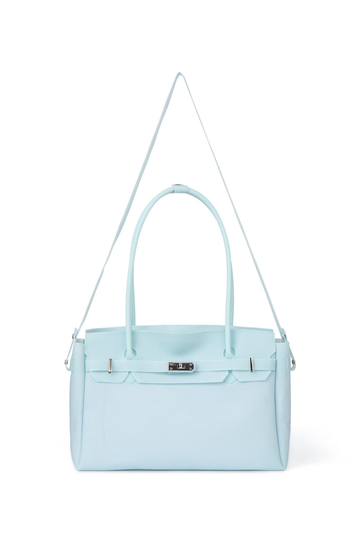 다이닛(DEINET) JELLY TWO-WAY BIG BAG IN ICE BLUE