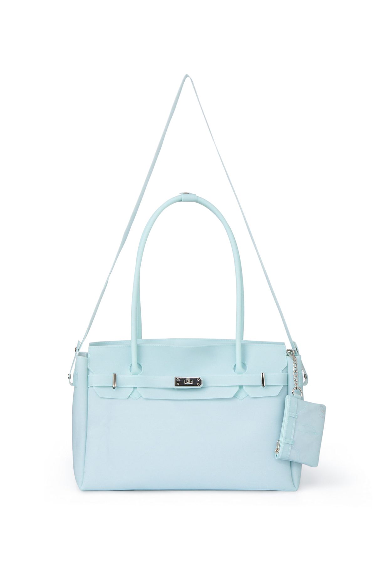 다이닛(DEINET) JELLY TWO-WAY BIG BAG IN ICE BLUE
