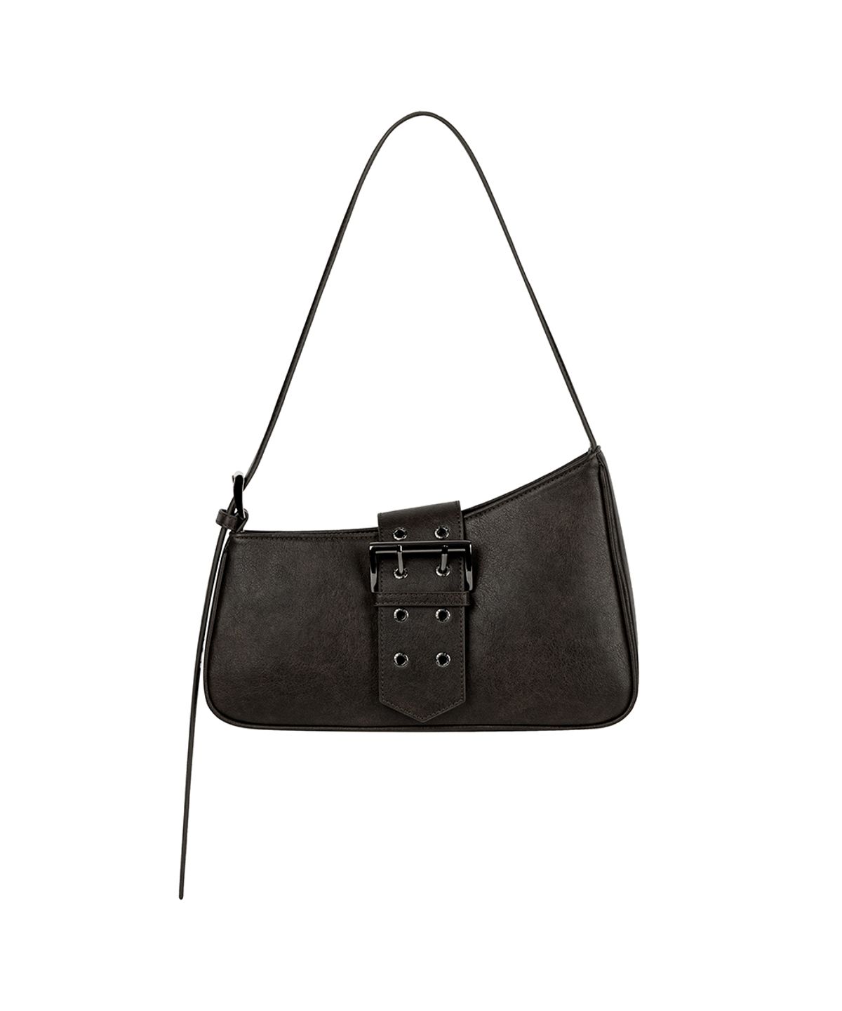 트리밍버드(TREEMINGBIRD) Half-Moon Belted Bag [ Brown ]