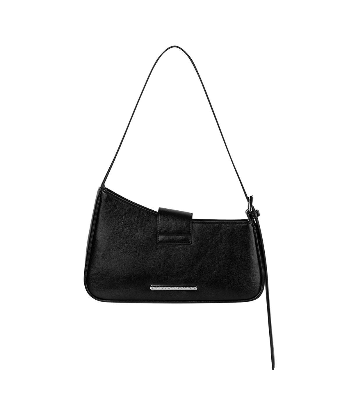 트리밍버드(TREEMINGBIRD) Half-Moon Belted Bag [ Black ]