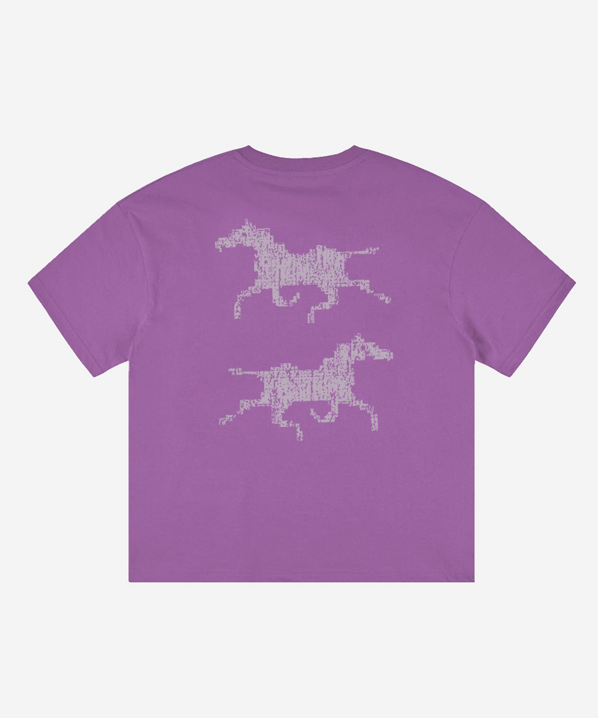 노디(NODI) System Error Horse crop Tee light purple