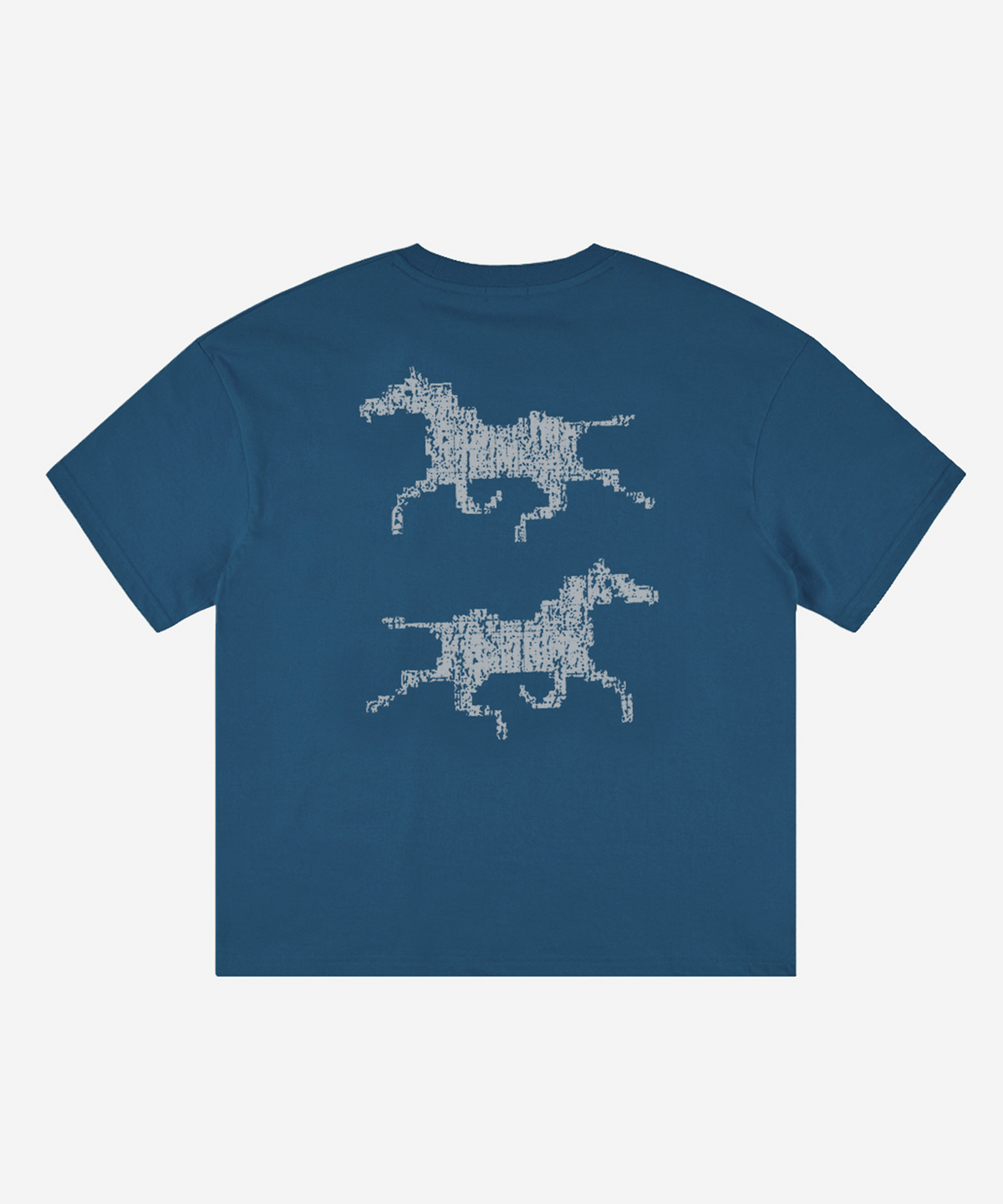 노디(NODI) System Error Horse crop Tee navy