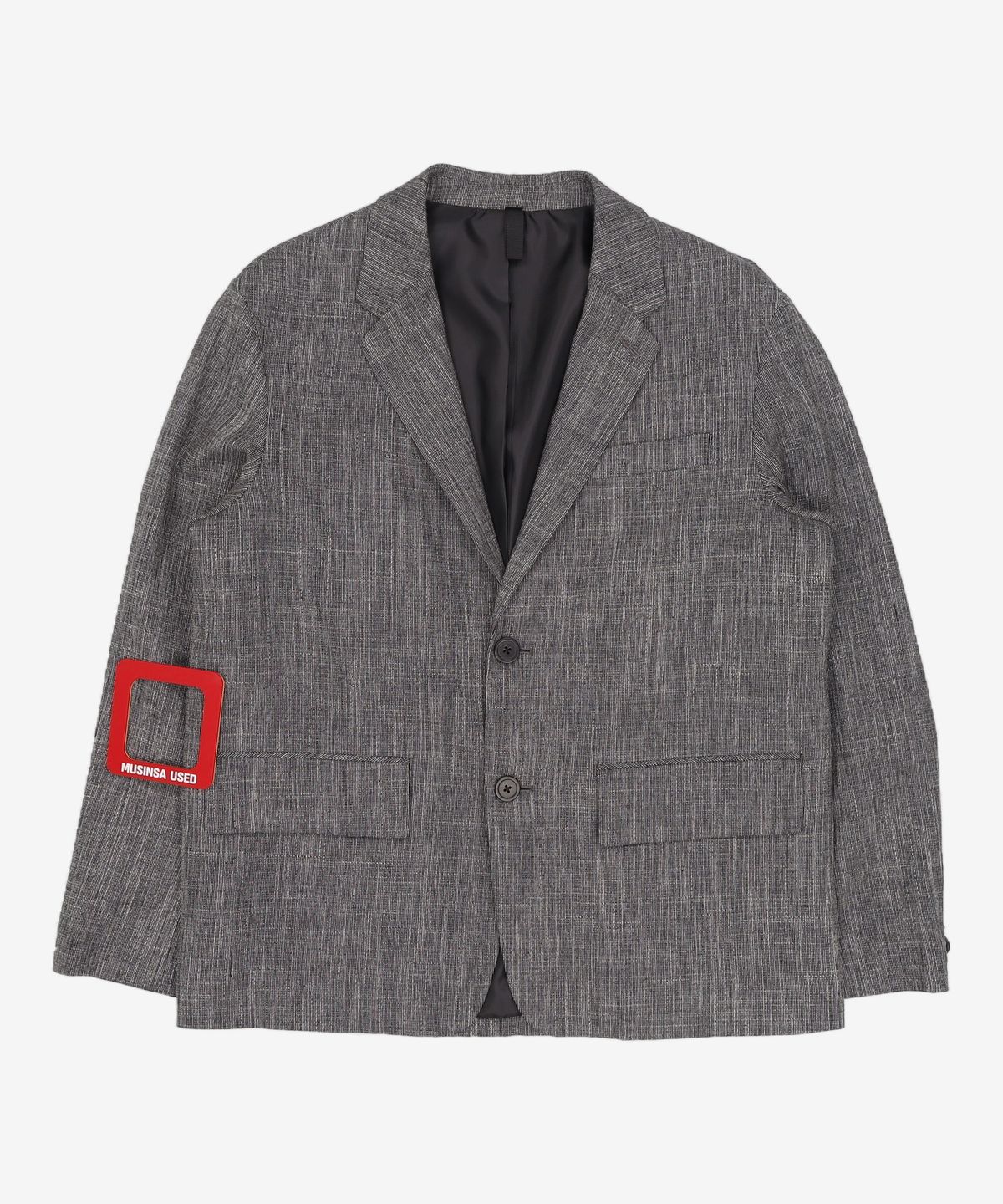 커스텀멜로우(CUSTOMELLOW) over-fit single jacket_CWJAS21114GYX 95