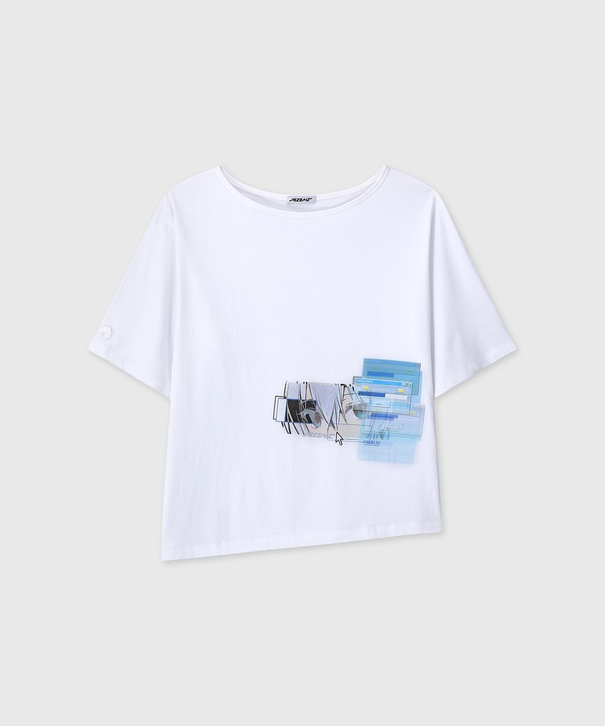 미유키(MIUKI) [nyzziz X MIUKI] Internet One Shourder (White)