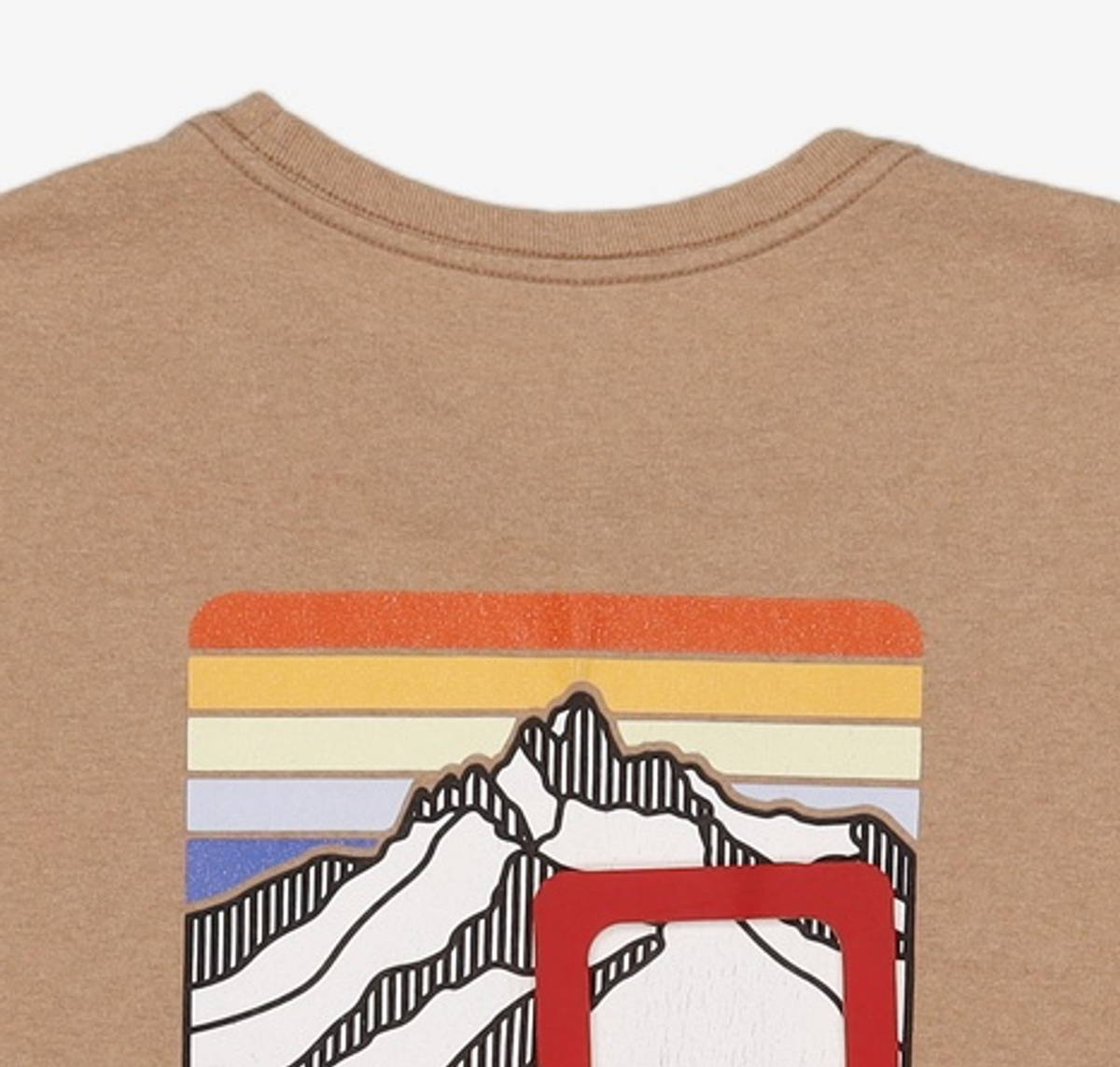 파타고니아(PATAGONIA) 라인 로고 릿지 리스판서빌리 포켓 반팔티 38511-BKWG L