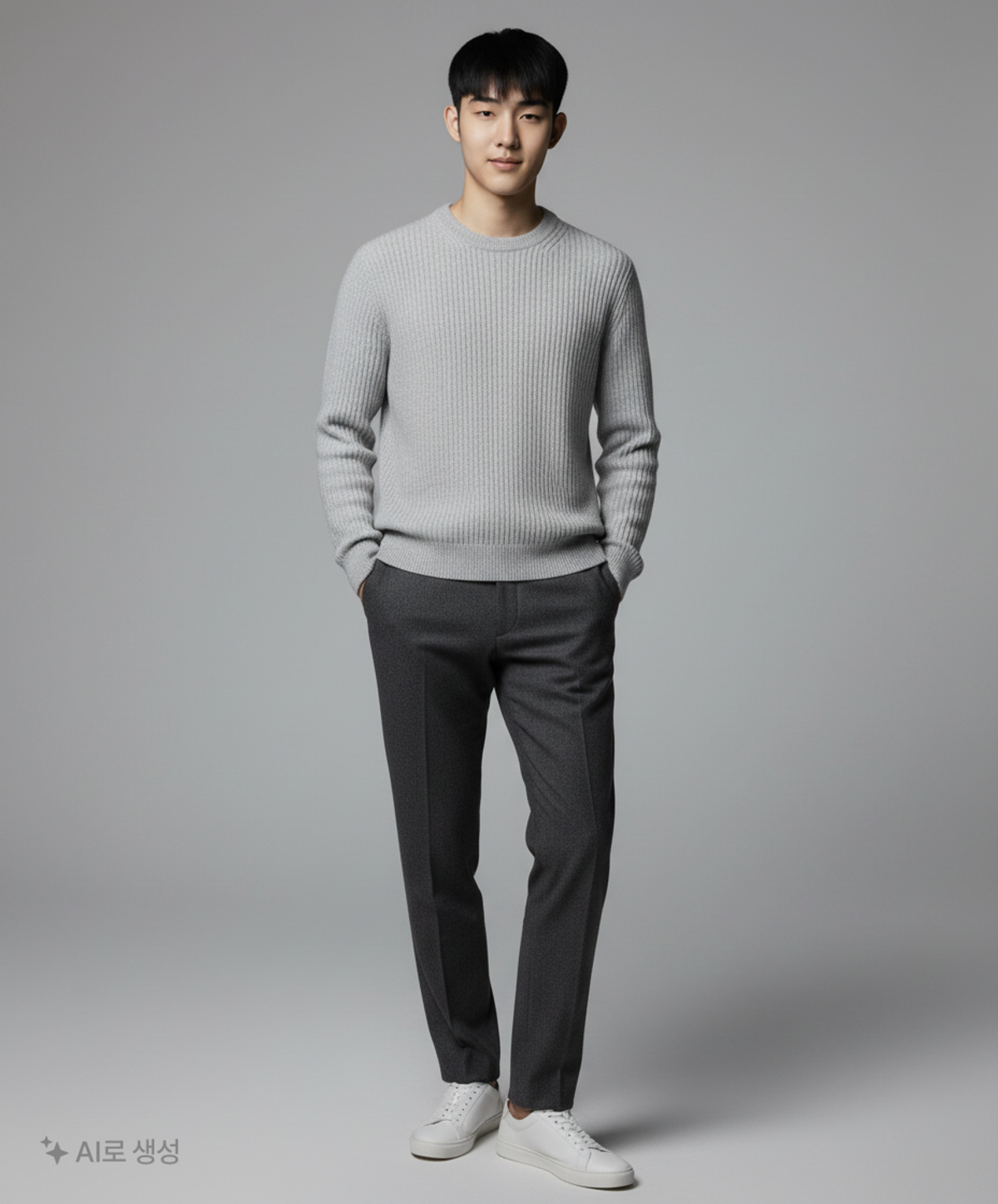지오지아(ZIOZIA) 루즈핏 스웨터_ABD1ER1104MGR L