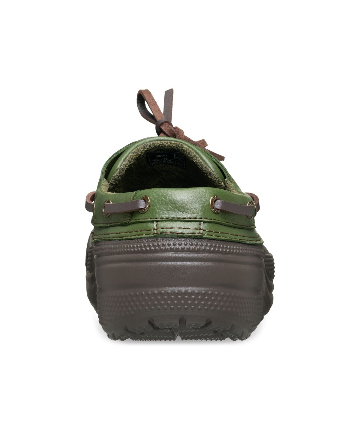 크록스(CROCS) 클래식 보트 슈 - 에스프레소:아미 그린 / 212022-26E