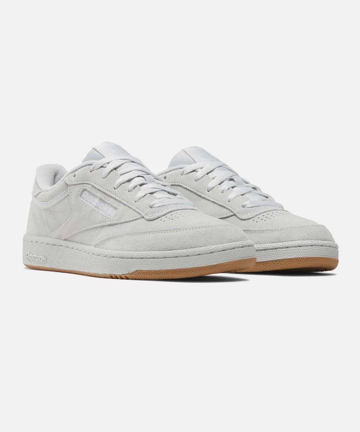 리복(REEBOK) 클럽 C 85 스웨이드 - 웜 그레이:검 / 100074450