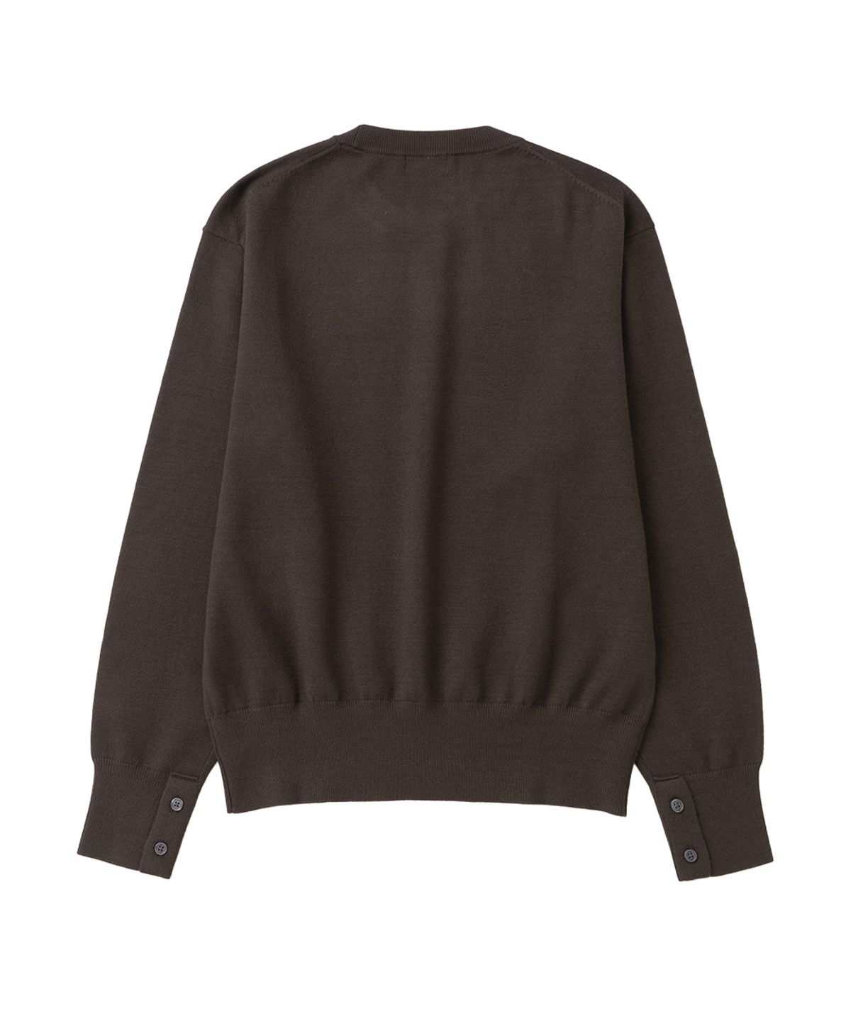 엑스오엑스(XOX) 에센셜 라운드 크롭 니트[BROWN]
