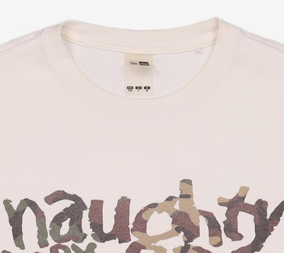 뉴에라(NEW ERA) NAUGHTY BY NATURE X 뉴에라 반팔 티셔츠 화이트 14699078 100