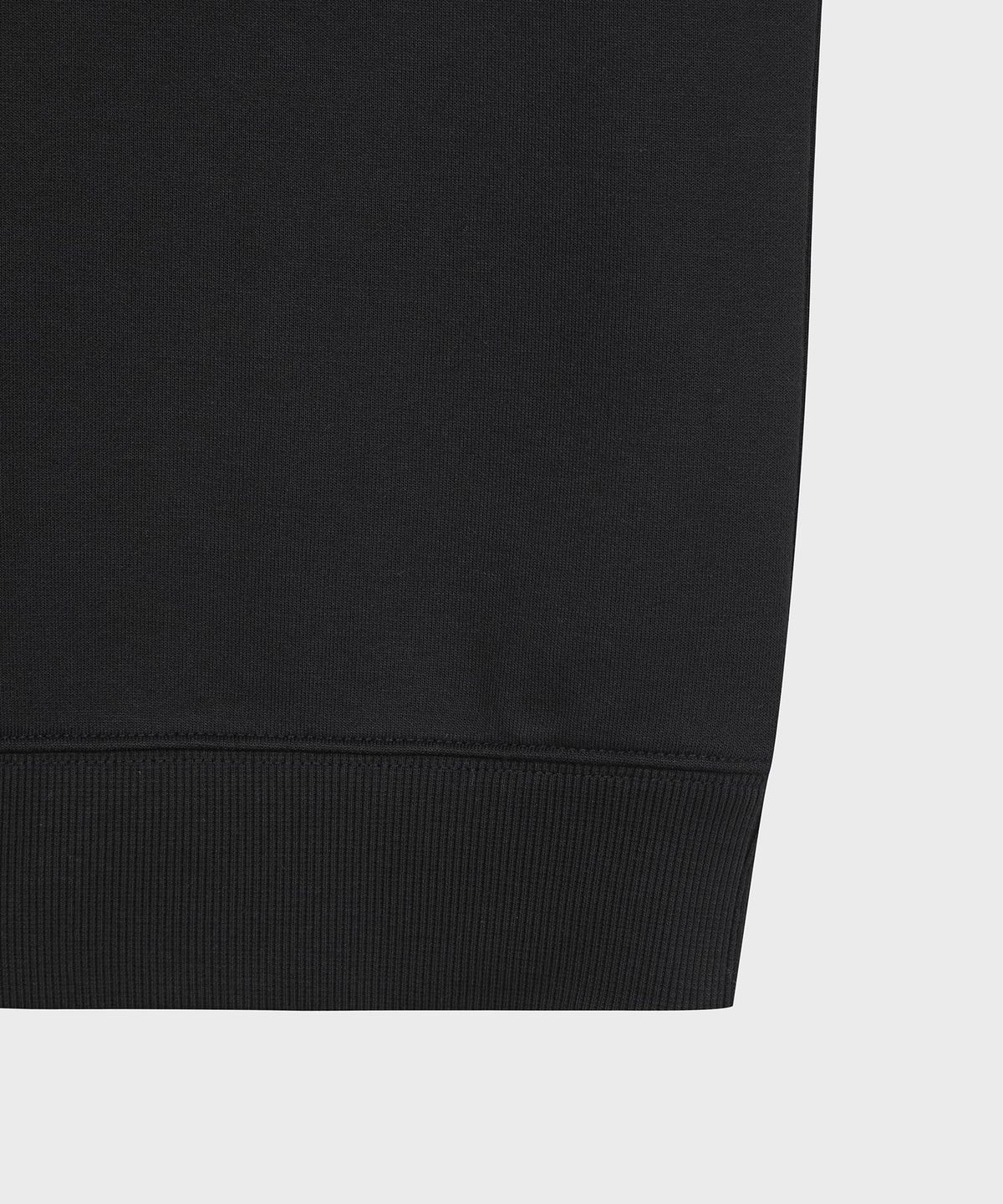 세르지오 타키니(SERGIO TACCHINI) U 버터쭈리 베이직 로고 라운드 맨투맨 (Black)