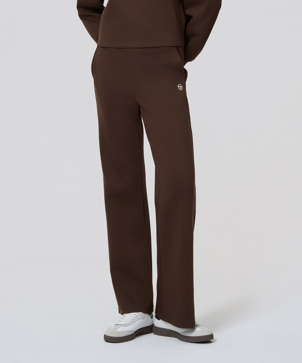 세르지오 타키니(SERGIO TACCHINI) W 쿠쉬라이트 하이웨이스트 부츠컷 팬츠 (D.Brown)