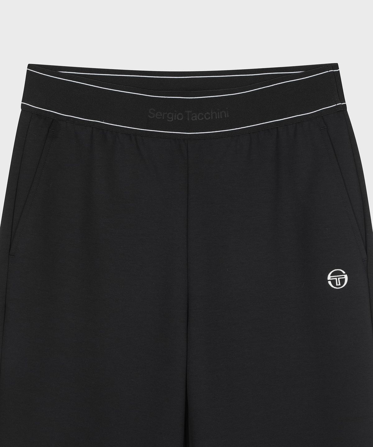 세르지오 타키니(SERGIO TACCHINI) W 쿠쉬라이트 하이웨이스트 부츠컷 팬츠 (Black)
