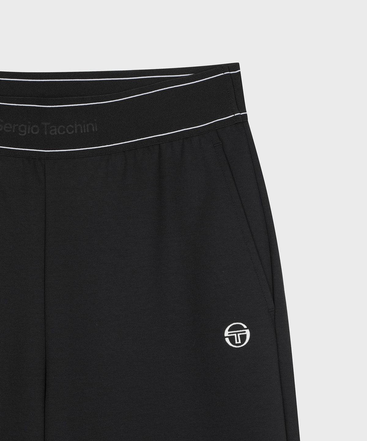 세르지오 타키니(SERGIO TACCHINI) W 쿠쉬라이트 하이웨이스트 부츠컷 팬츠 (Black)