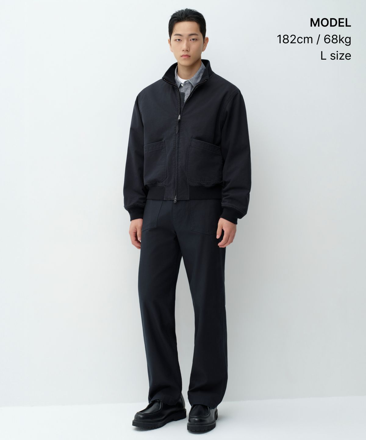 무신사 스탠다드(MUSINSA STANDARD) US ARMY 탱커 재킷 [네이비]