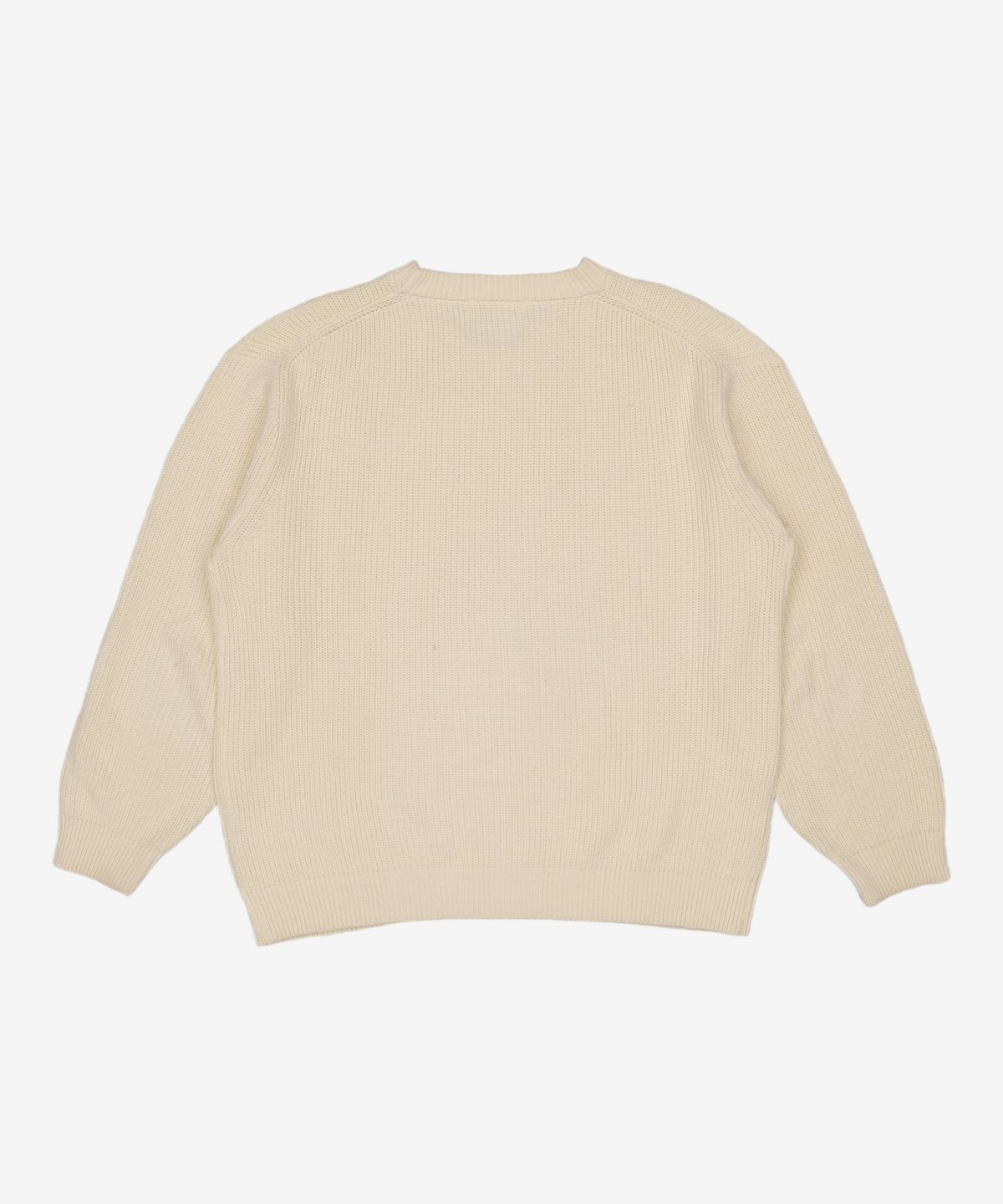 키뮤어(KIIMUIR) 23FW 워셔블 크루넥 니트_클라우드 크림 XL
