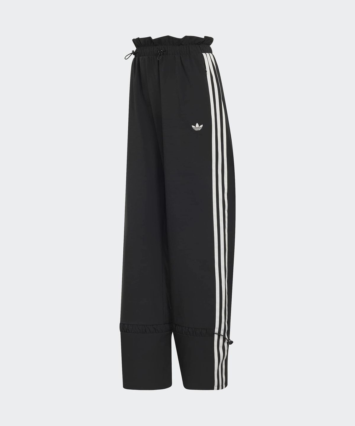아디다스(ADIDAS) 나일론 페이퍼 백 플리트 트랙 팬츠 - 블랙 / LG4283