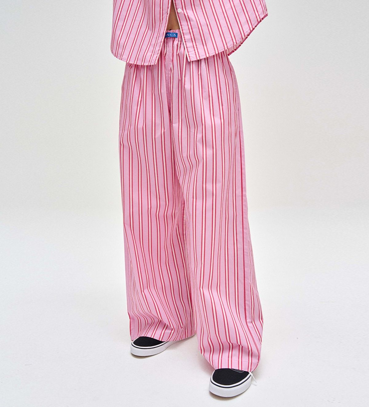 핀카(FINCA) PK104.3 원마일 팬츠_플럼 핑크 스트라이프 2SIZES