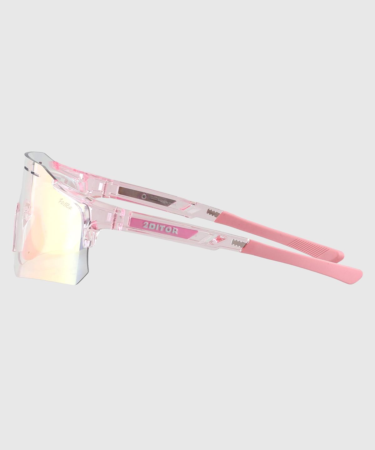 투디터(2DITOR) NUS 고글 자외선차단 운동 선글라스 C8 변색핑크/프레임투명핑크
