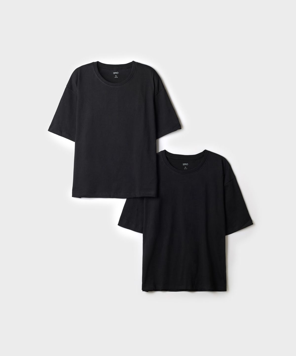 스파오(SPAO) [2PACK] 남성 세미 크롭 반팔티_SPRWGA9A20