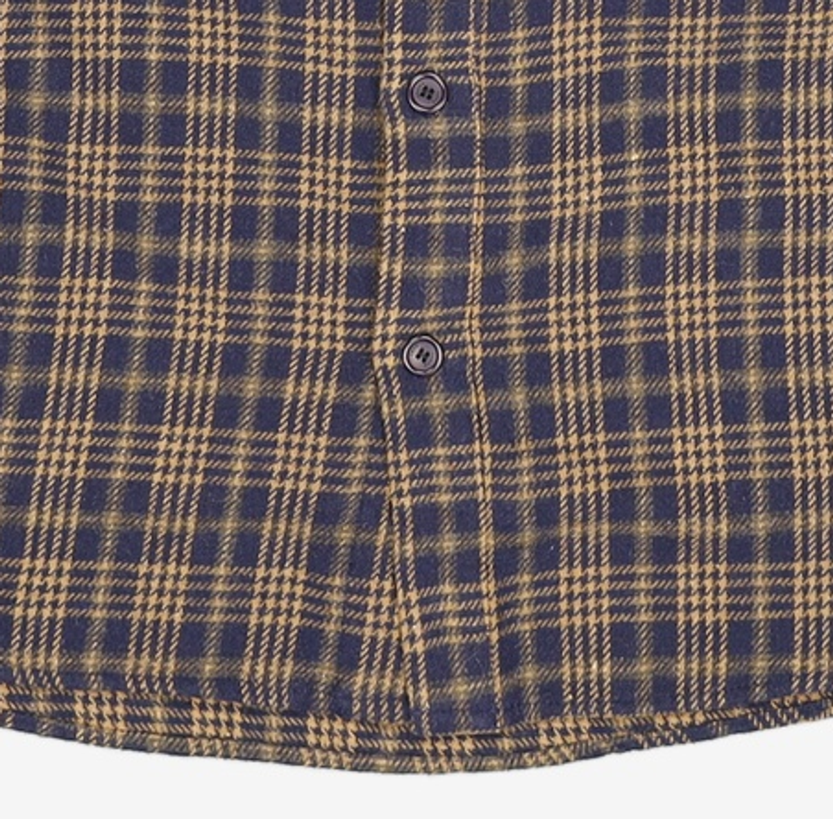 샌드 사운드(SAND SOUND) Flannel Checkered Shirt  Navy L