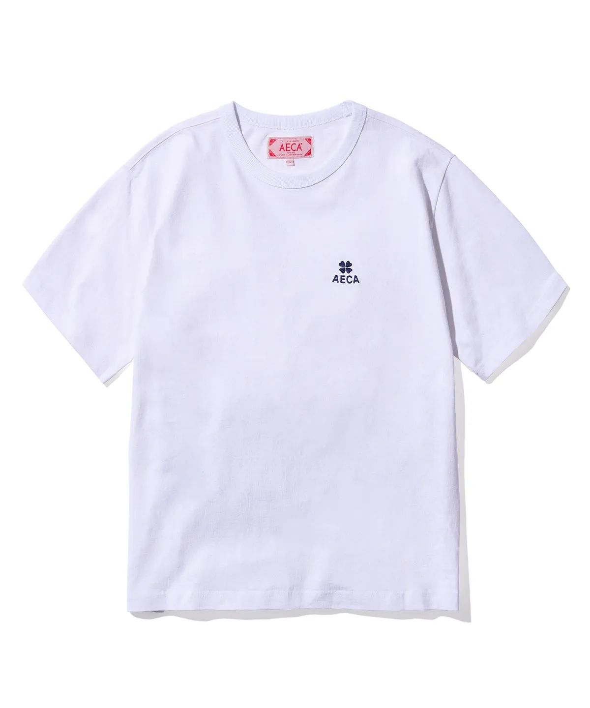 에이카화이트(AECA) [2PACK] EVERYDAY AECA CLOVER HALF SLEEVE TEE (8color)